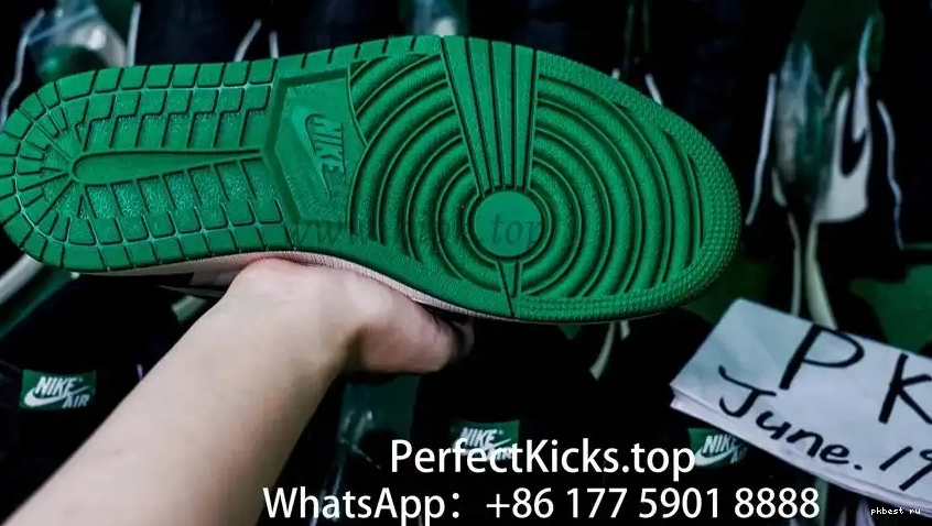READY RETAIL Jordan MATERIALS Retro Pine GOD Green SHIP PK 1 TO High 0506